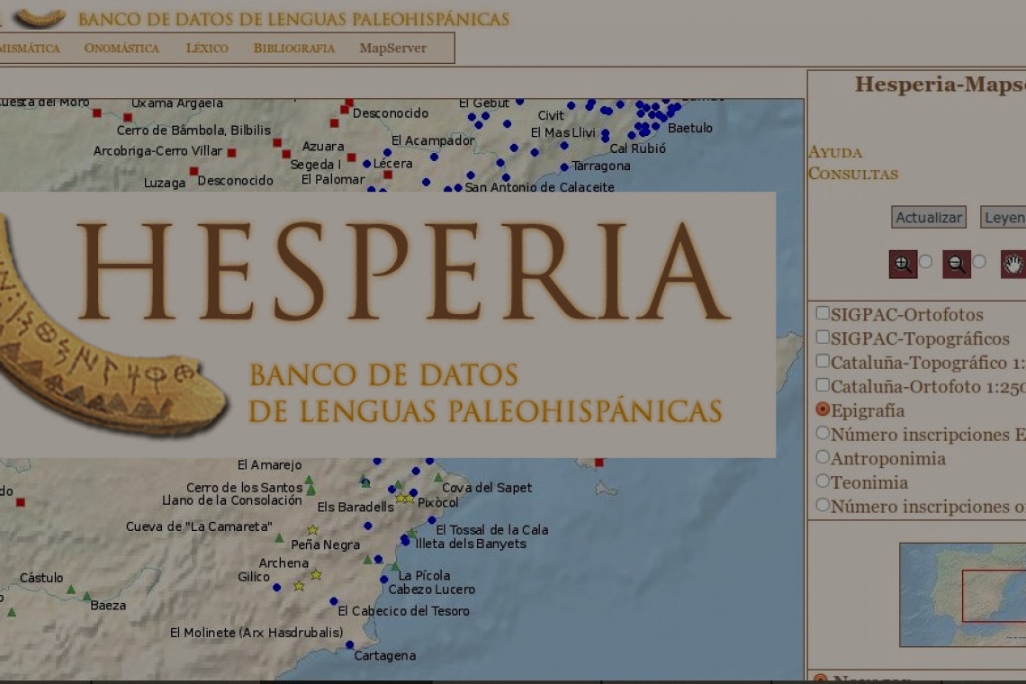 Hesperia: una base de datos de inscripciones paleohispánicas