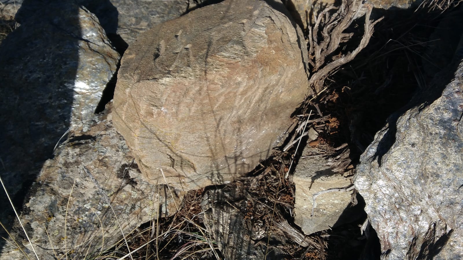 Piedra con inscripciones