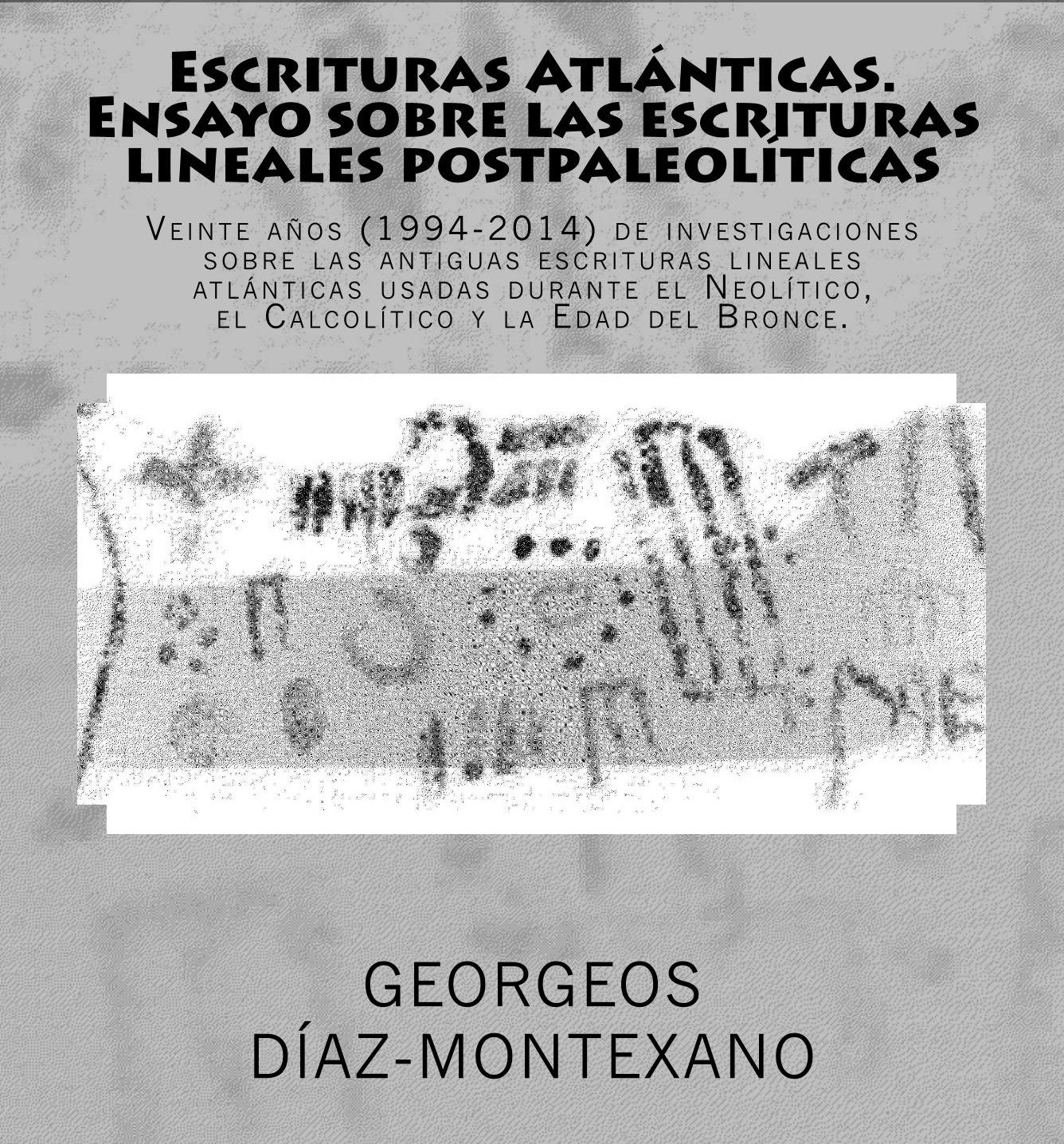Signos ELA en pinturas rupestres de la cueva Navazuelas, Cáceres. Fuente: Georgeos Díaz-Montexano