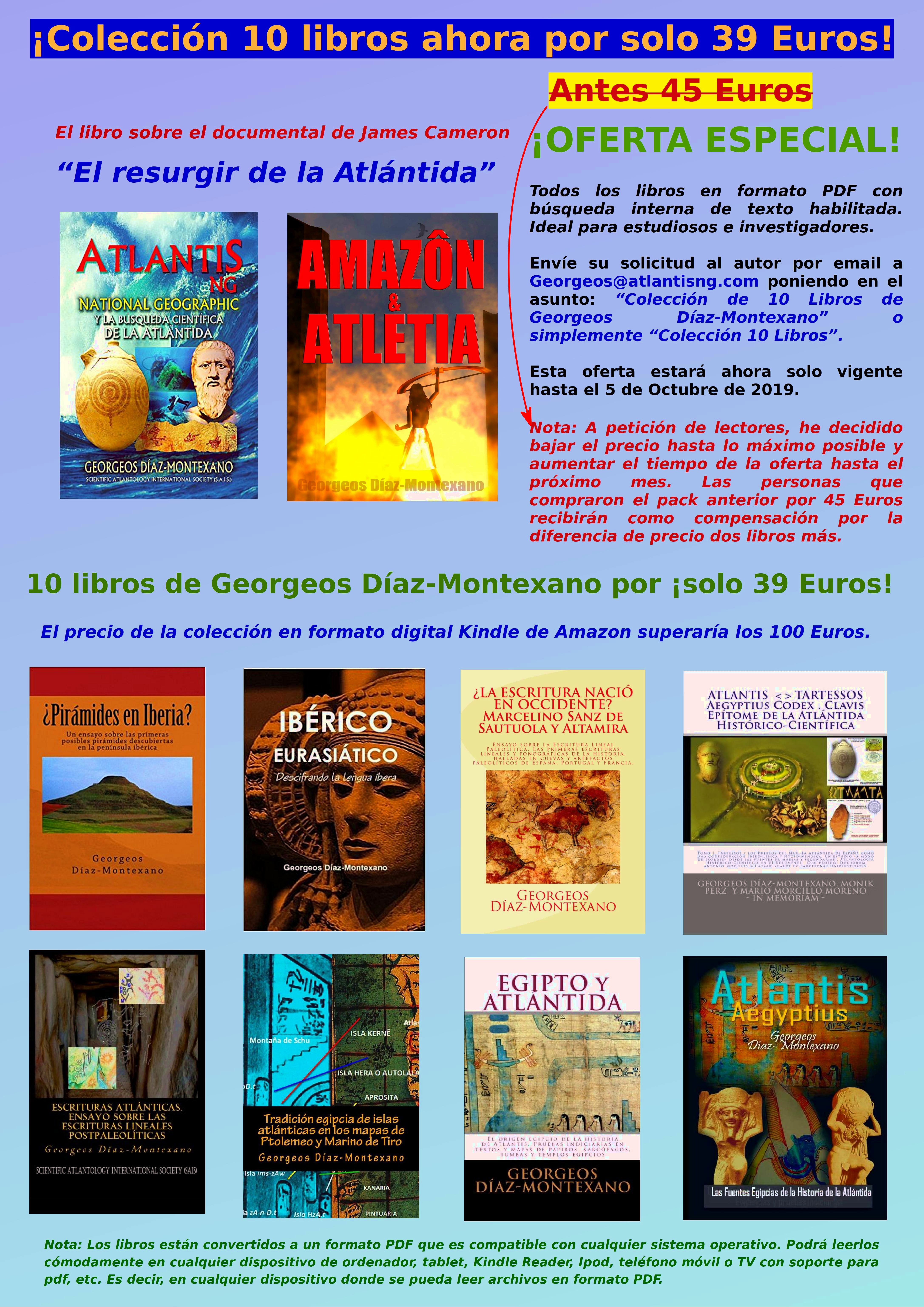 Oferta de 10 libros digitales, selección de Georgeos Díaz-Montexano