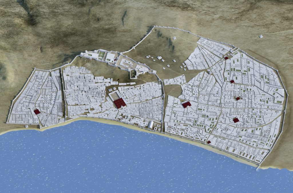 Plano de la Almería andalusí. Fundación Ibn Tufayl