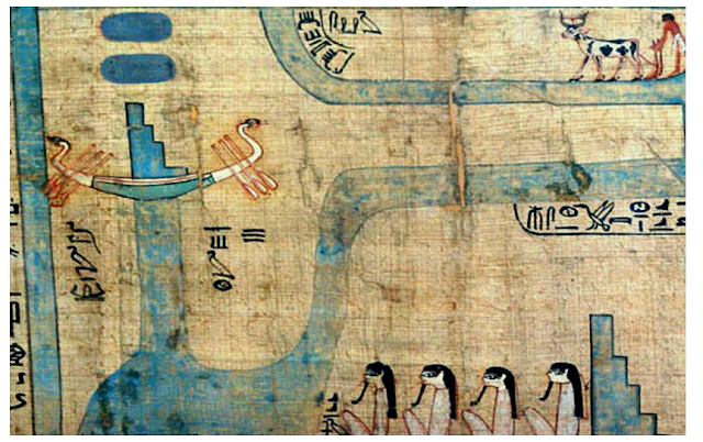 Papiro de la Dinastía XVIII. Fuente: Georgeos Díaz-Montexano