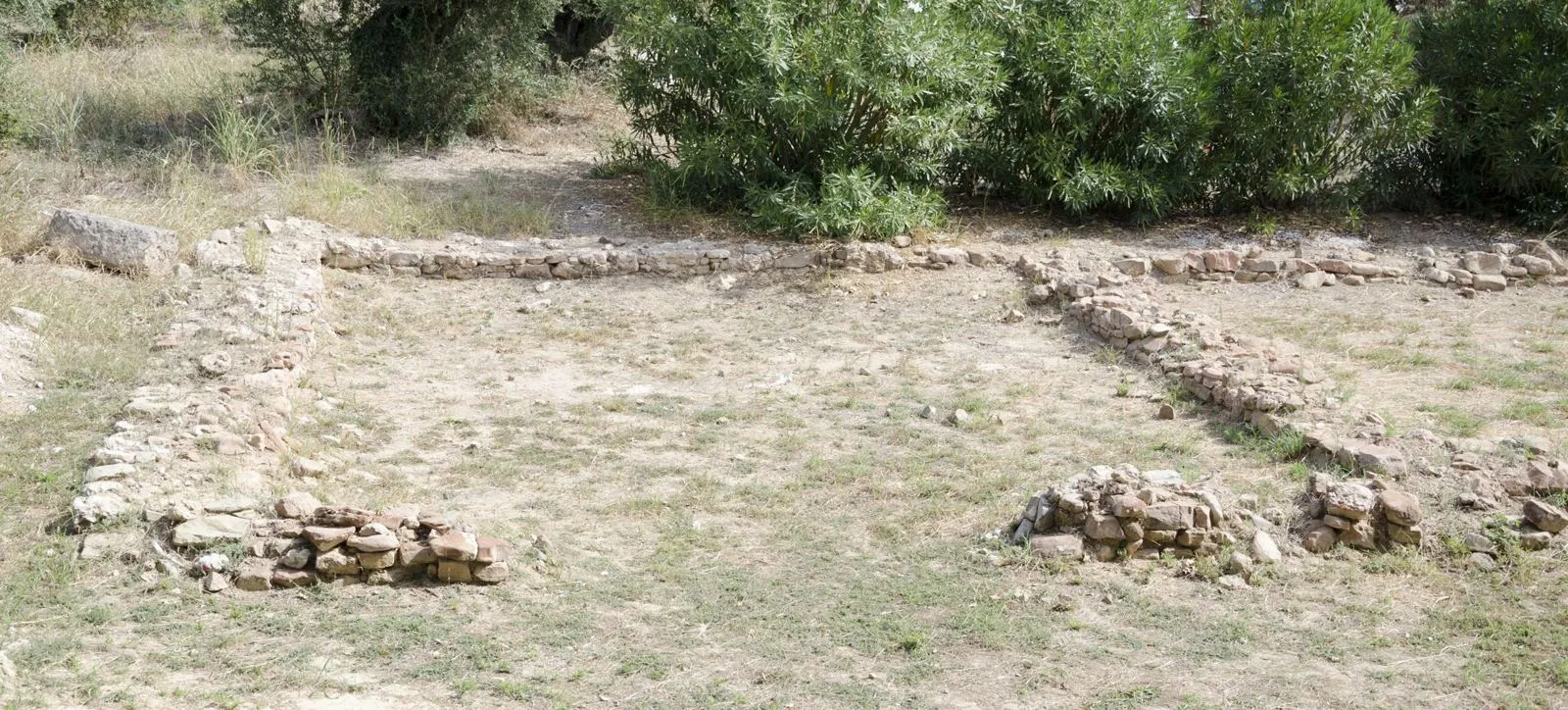 Ruinas del palacio de Néstor en la región de Pilos