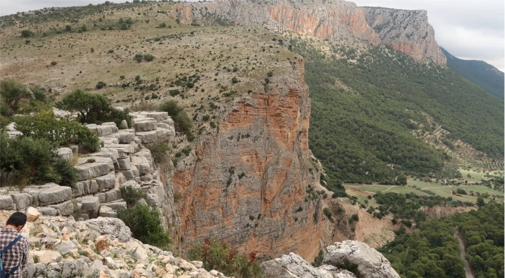 El Valle de Otiñar desde la zona del poblado