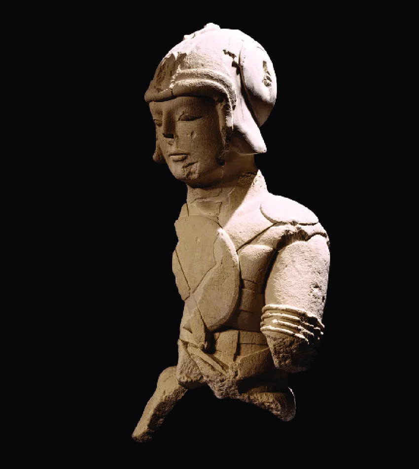 Guerrero íbero del Cerrillo Blanco, Porcuna, Jaén. Fuente: Museo de Jaén