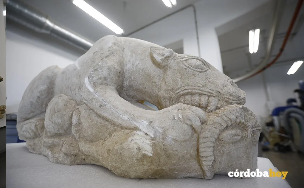 Estatua de leona ibérica en el Museo Arqueológico de Córdoba. cordobahoy.es