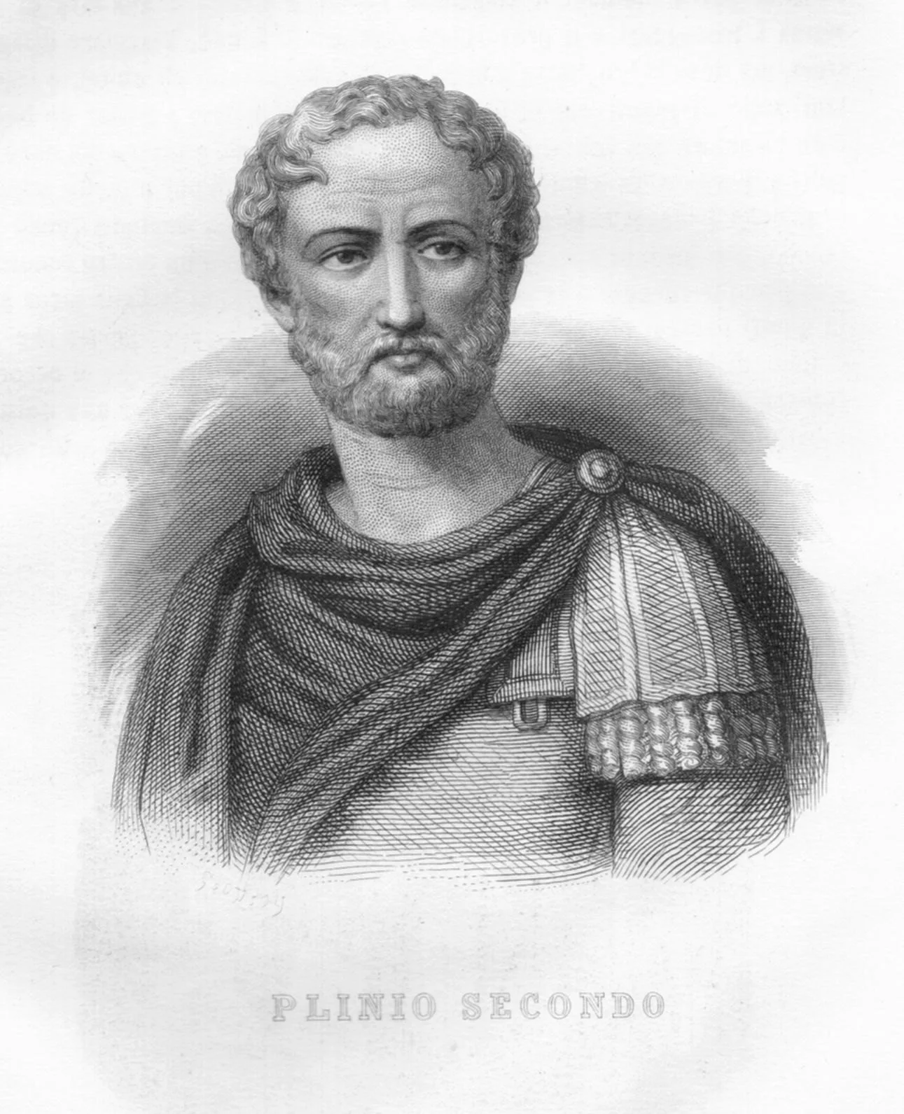 Plinio "El viejo". Geoffrey - Cesare Cantù, Grande Illustrazione del Lombardo Veneto ossia storia delle città, dei borghi etc., Milano 1859, Vol. III