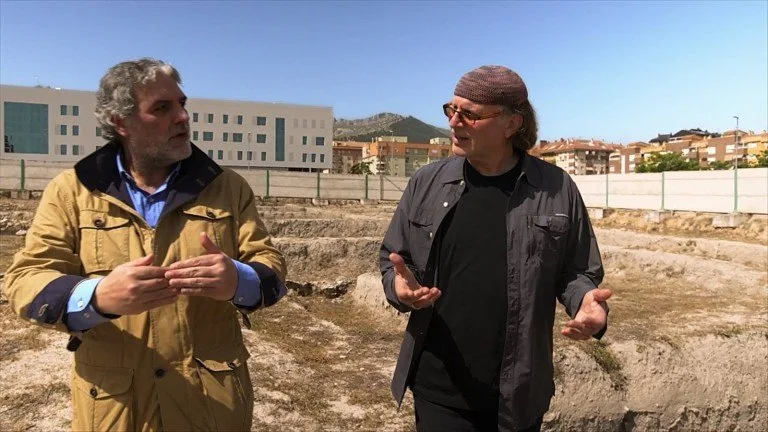 Georgeos Díaz-Montexano, asesor histórico-científico y Simcha Jacobovici, director y productor del documental "El resurgir de la Atlántida", ("Atlantis Rising") de National Geographic