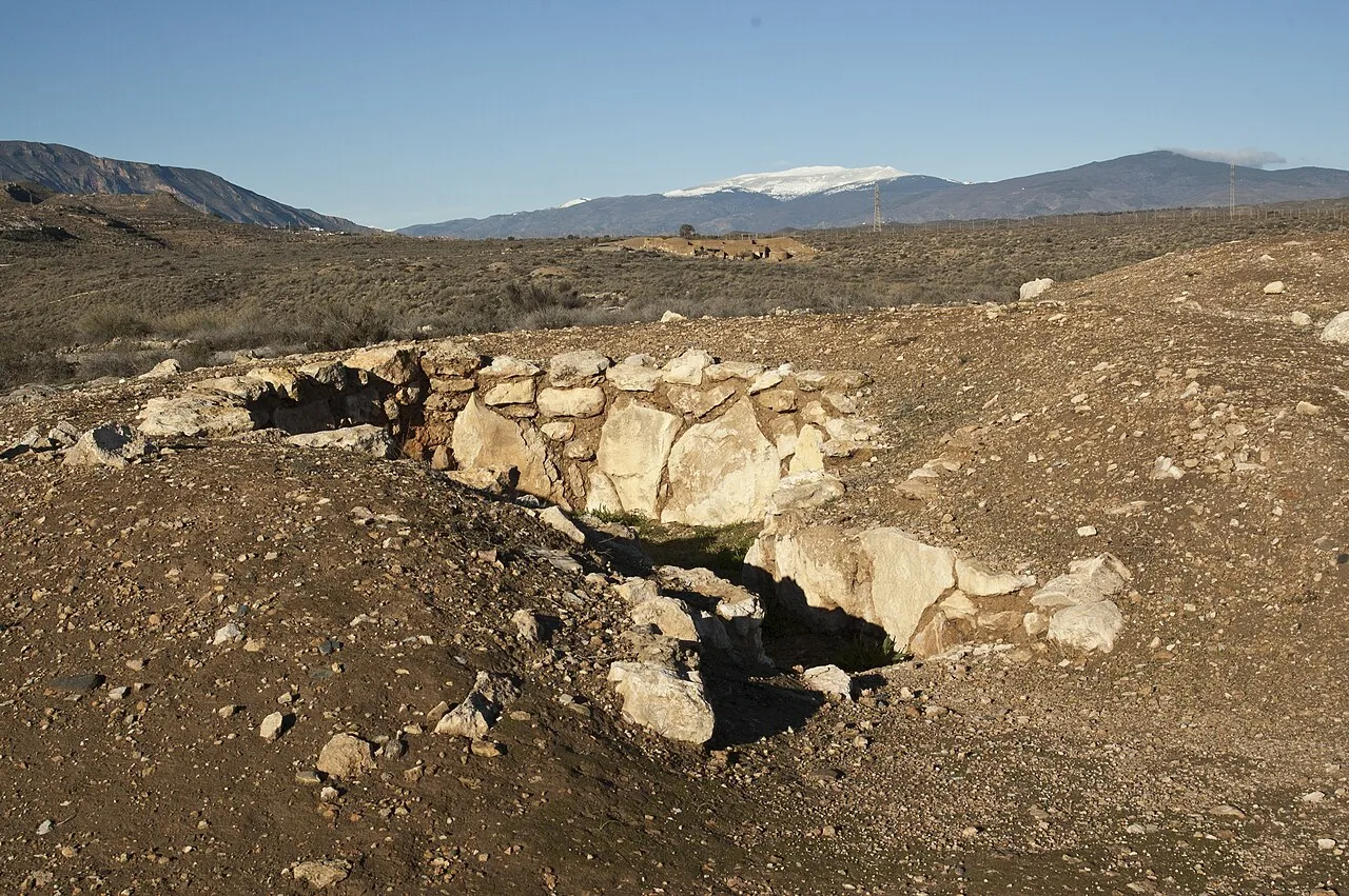 Tumbas consolidadas del enclave arqueológico de Los Millares