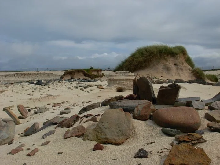Zona arqueológica de Links of Noltland en la isla de Westray