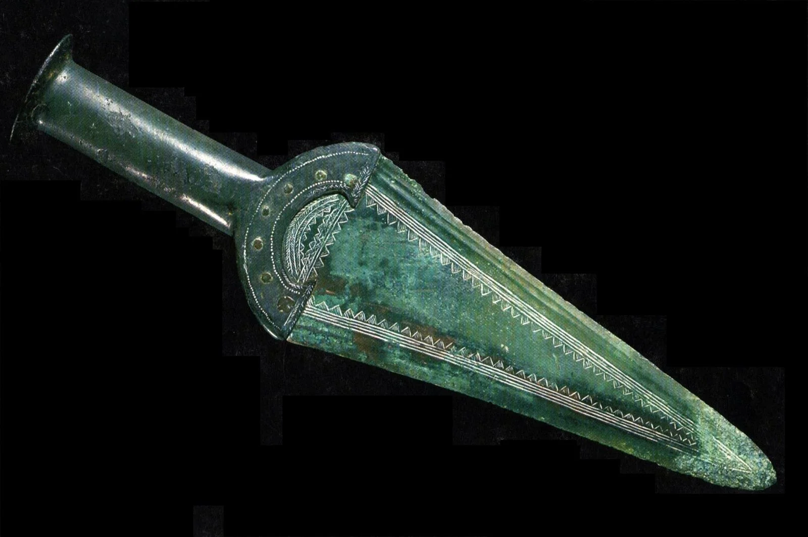Puñal de la Edad del Bronce procedente de Ripatransone, Italia