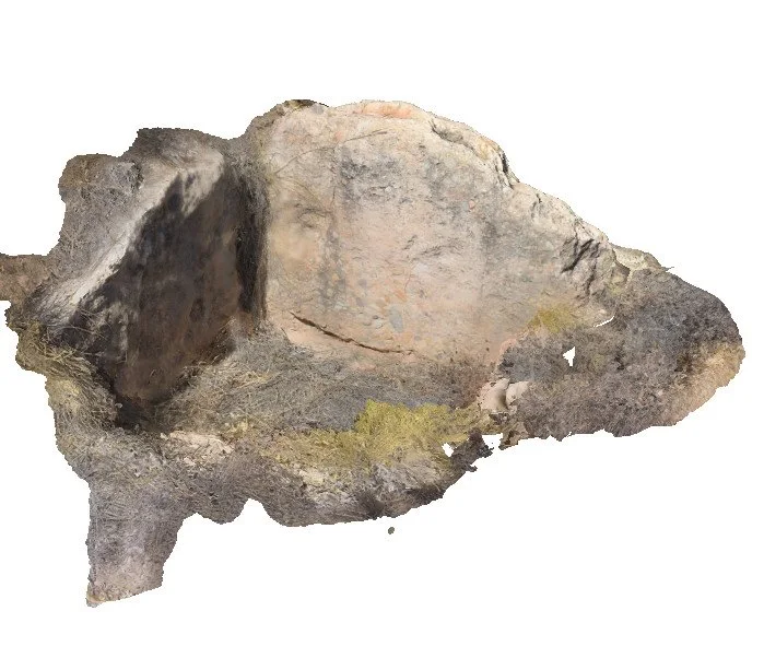 Fotogrametría de tumba megalítica de la necrópolis de Gádor. Elaboración propia