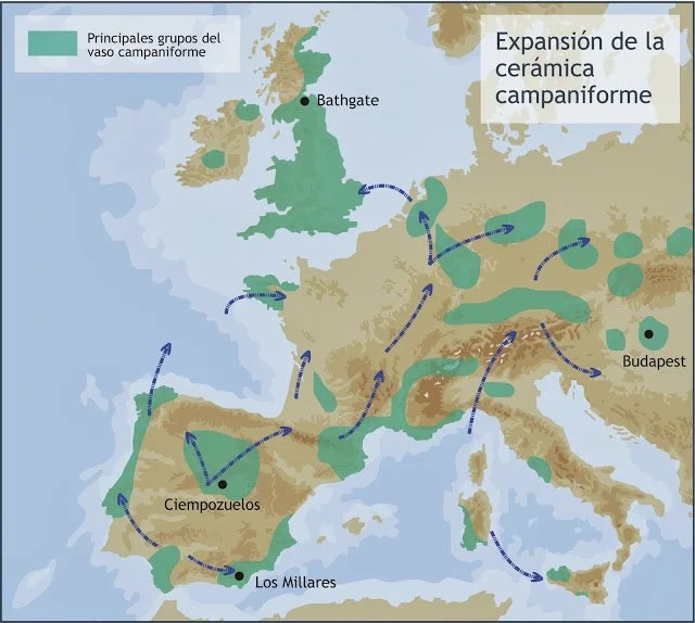 Expansión de la "cultura del vaso campaniforme"