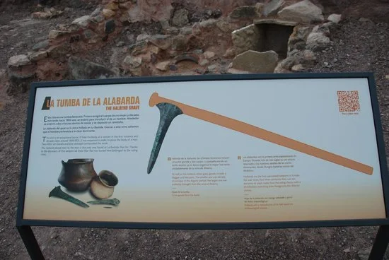 Alabarda argárica. Yacimiento de La Bastida