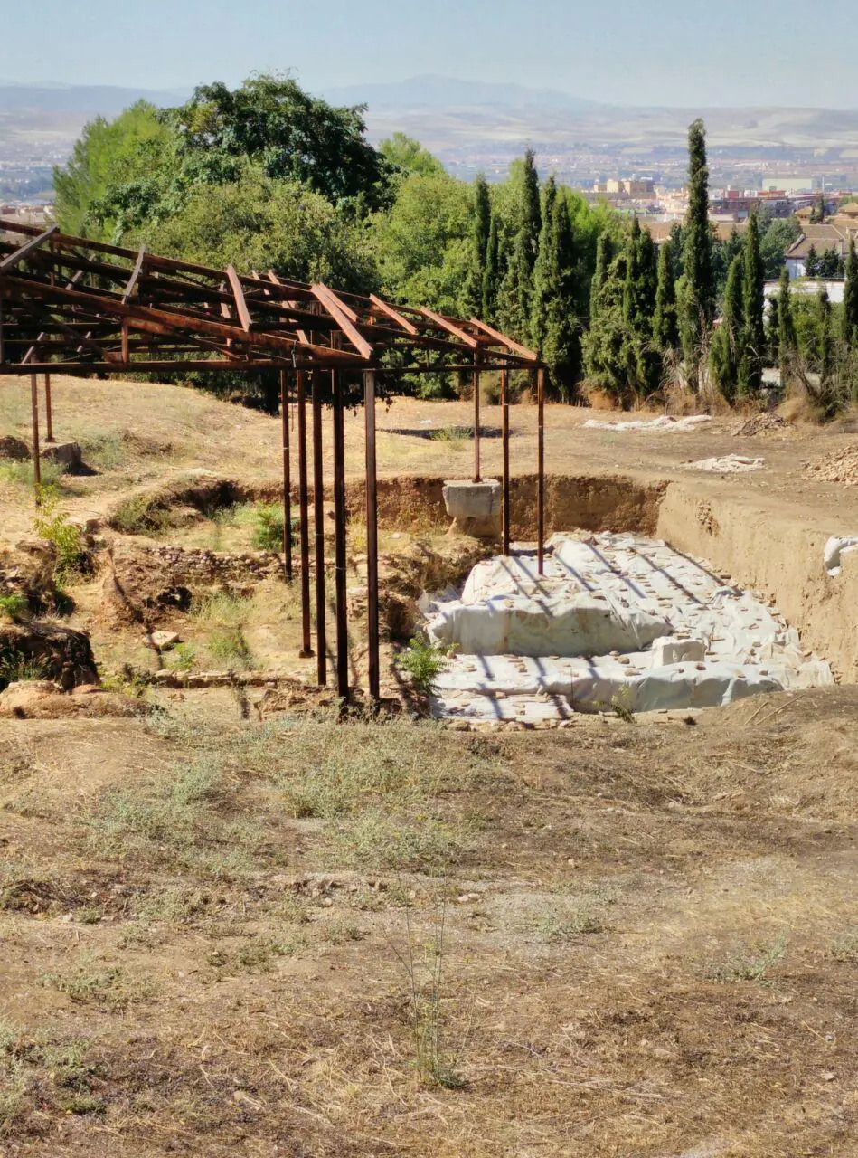 Restos del alfar romano de Cartuja en Granada